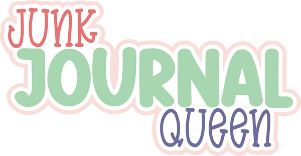 Junk Journal Queen - Scrapbook Page Title Sticker
