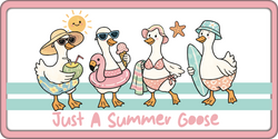 Just a Summer Goose - Scrapbook Page Title Die Cut