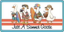 Just a Summer Goose - Scrapbook Page Title Die Cut