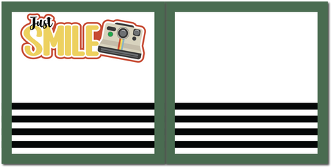 Just Smile - Scrapbook Double Page Kit