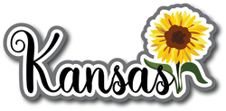 Kansas - Scrapbook Page Title Sticker