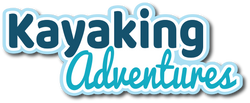 Kayaking Adventures - Scrapbook Page Title Sticker