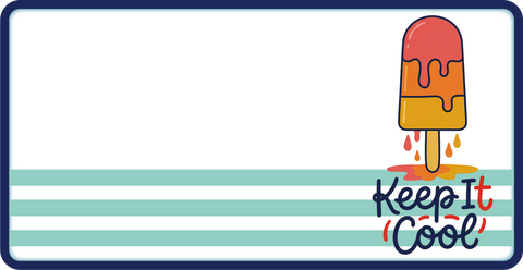 Keep it Cool - Scrapbook Page Title Die Cut