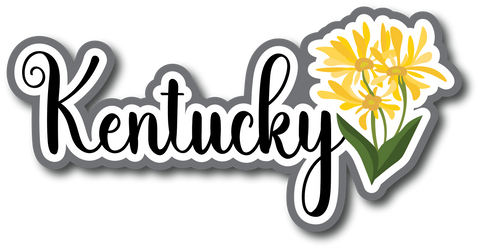 Kentucky - Scrapbook Page Title Sticker