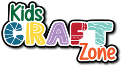 Kids Craft Zone - Scrapbook Page Title Sticker