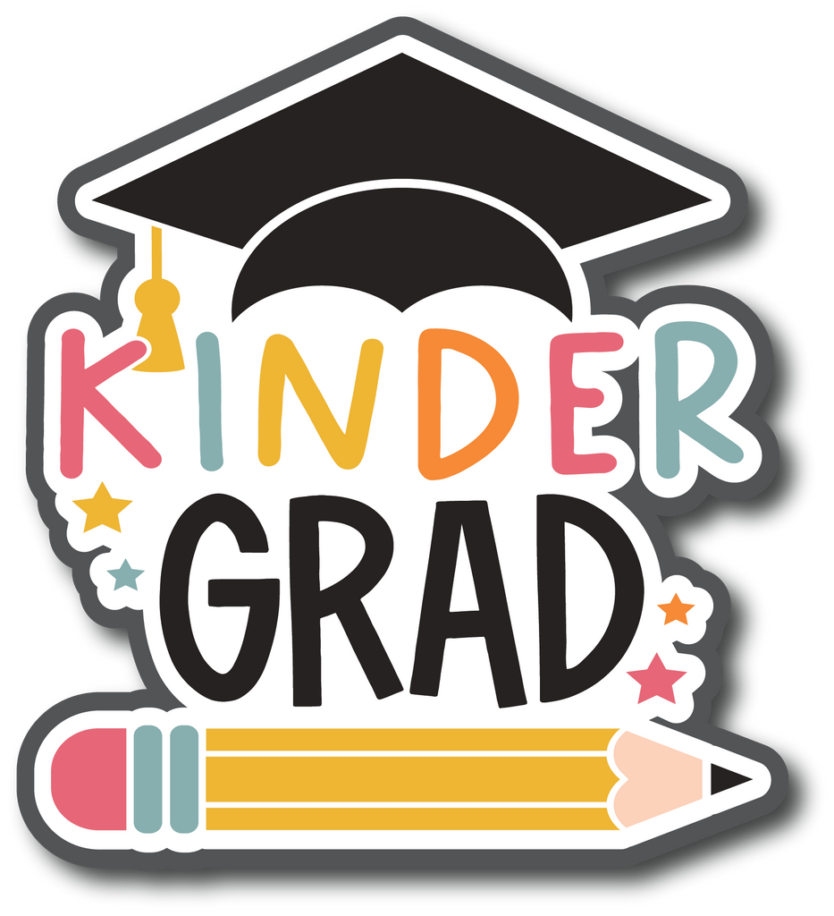 Kinder Grad - Scrapbook Page Title Sticker – Autumn's Crafty Corner