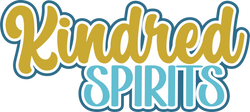 Kindred Spirits - Scrapbook Page Title Sticker
