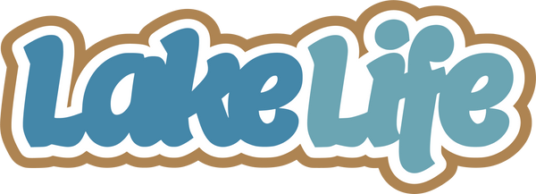 Lake Life - Scrapbook Page Title Sticker