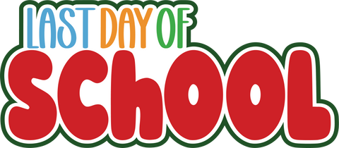 Last Day of Summer - Scrapbook Page Title Sticker