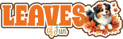 Leaves of Fun - Scrapbook Page Title Sticker