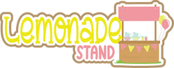 Lemonade Stand - Scrapbook Page Title Sticker