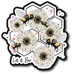 Let It Bee - Scrapbook Page Title Sticker