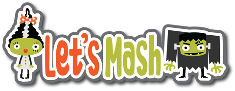 Let's Mash - Scrapbook Page Title Sticker