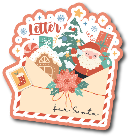 Letter for Santa - Scrapbook Page Title Sticker