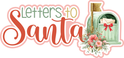 Letters to Santa - Scrapbook Page Title Sticker