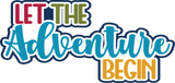 Let the Adventure Begin - Scrapbook Page Layered Overlay Kit