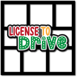 License to Drive - 6 Frames - Scrapbook Page Layered Overlay Kit