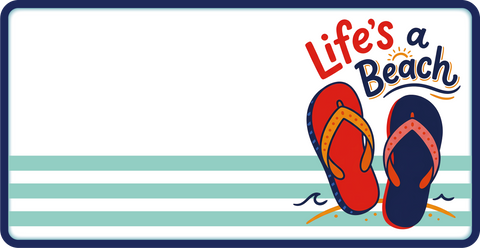 Life's a Beach - Scrapbook Page Title Die Cut