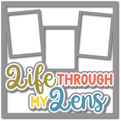 Life Through My Lens - 3 Frames - Layered Overlay - Digital Cut File - SVG - INSTANT DOWNLOAD