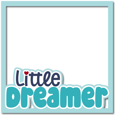 Little Dreamer - Layered Overlay - Digital Cut File - SVG - INSTANT DOWNLOAD