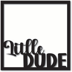 Little Dude - Scrapbook Overlay - Digital Cut File - SVG - INSTANT DOWNLOAD