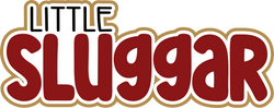Little Sluggar - Scrapbook Page Title Sticker