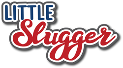Little Slugger - Scrapbook Page Title Sticker