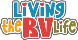 Living the RV Life - Scrapbook Page Title Sticker