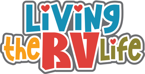 Living the RV Life - Scrapbook Page Title Die Cut