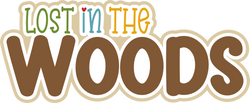 Lost in the Woods - Scrapbook Page Title Die Cut