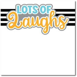 Lots of Laughs - Printed Premade Scrapbook Page 12x12 Layout