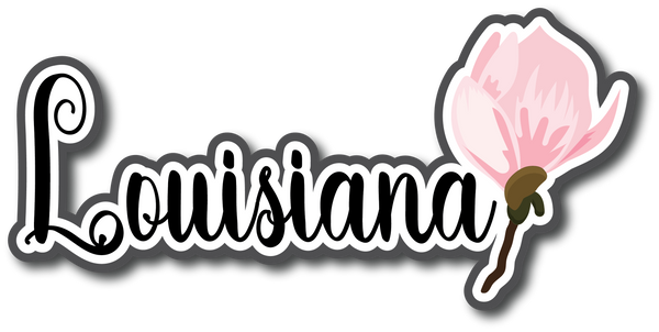 Louisiana - Scrapbook Page Title Sticker