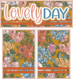 Lovely Day - Scrapbook Page Photo Mat Set