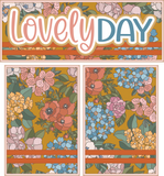Lovely Day - Scrapbook Page Photo Mat Set