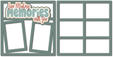 Love Making Memories with You  - (2) Scrapbook Page Layered Overlay Kit