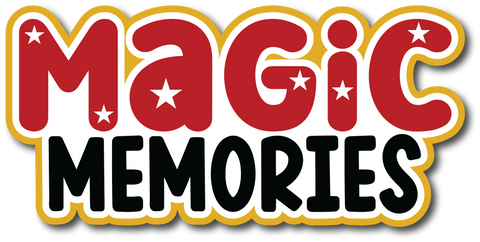 Magic Memories - Scrapbook Page Title Die Cut