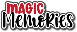 Magic Memories - Scrapbook Page Title Die Cut