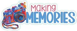 Making Memories - Scrapbook Page Title Sticker