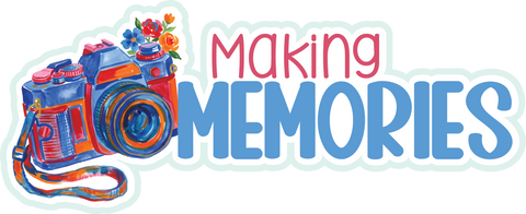 Making Memories - Scrapbook Page Title Sticker