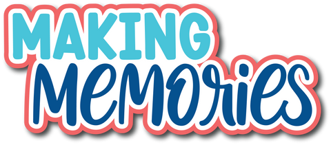 Making Memories - Scrapbook Page Title Sticker