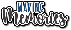 Making Memories- Scrapbook Page Title Sticker