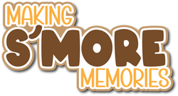 Making S'more Memories - Scrapbook Page Title Sticker