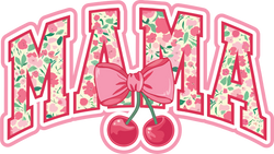 Mama - Cherry - Scrapbook Page Title Die Cut
