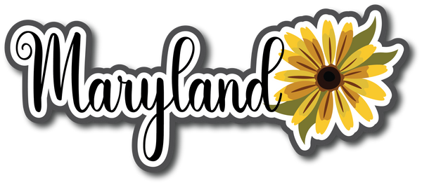 Maryland - Scrapbook Page Title Sticker