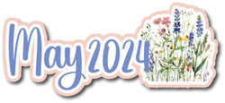 May 2024 - Scrapbook Page Title Sticker