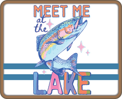 Meet Me at the Lake - Scrapbook Page Title Die Cut