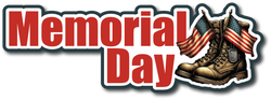 Memorial Day - Scrapbook Page Title Die Cut