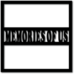 Memories of Us - Scrapbook Overlay - Digital Cut File - SVG - INSTANT DOWNLOAD