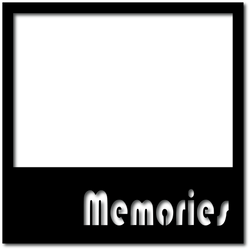 Memories - Scrapbook Overlay - Digital Cut File - SVG - INSTANT DOWNLOAD