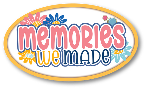 Memories We Made - Scrapbook Page Title Die Cut